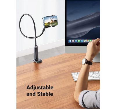 Gooseneck Clamp Clip Phone Stand Holder Flexible Lazy