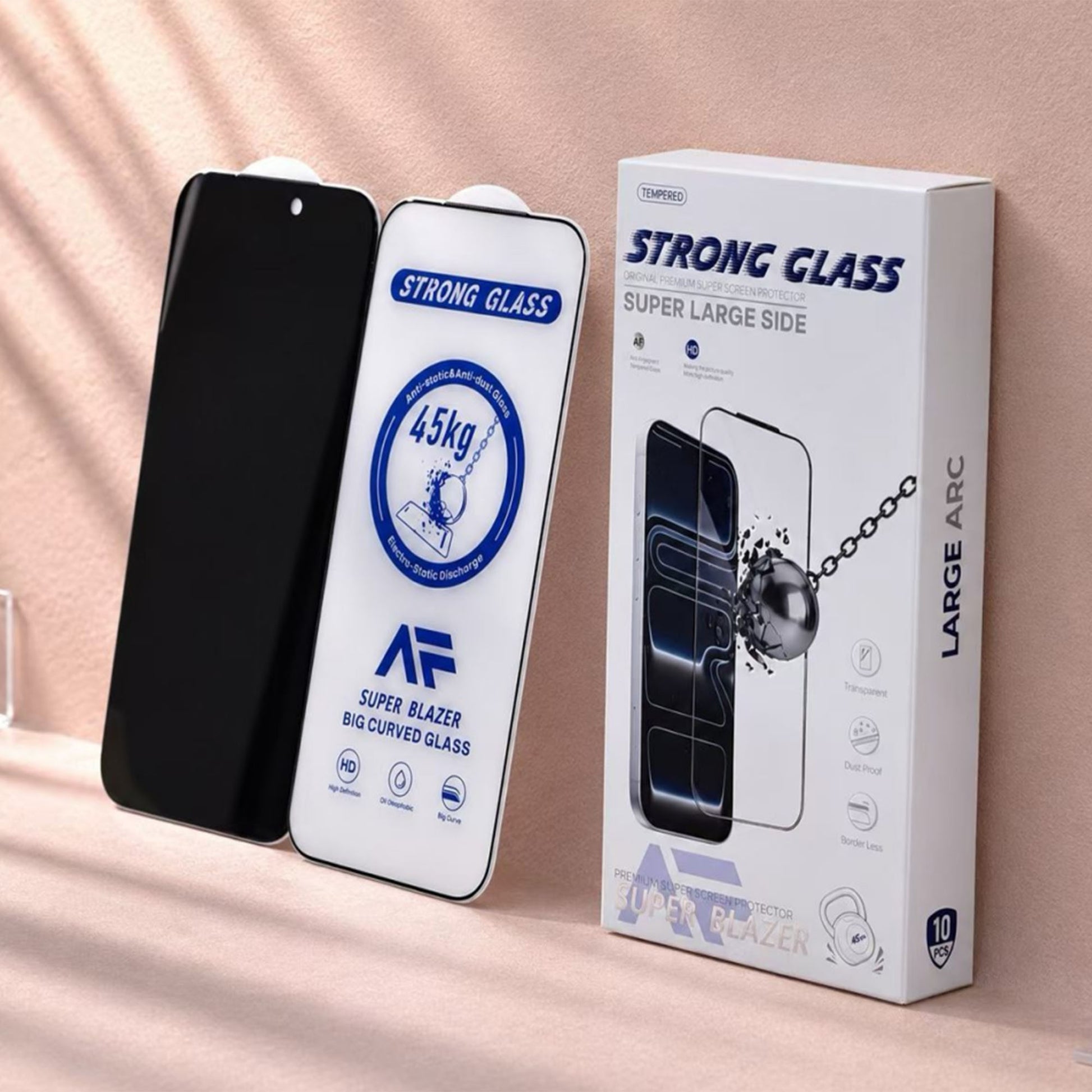 Ultramarine Technology Heavy-Duty HD Clear iPhone Screen Protector 45KG Edge Pressure