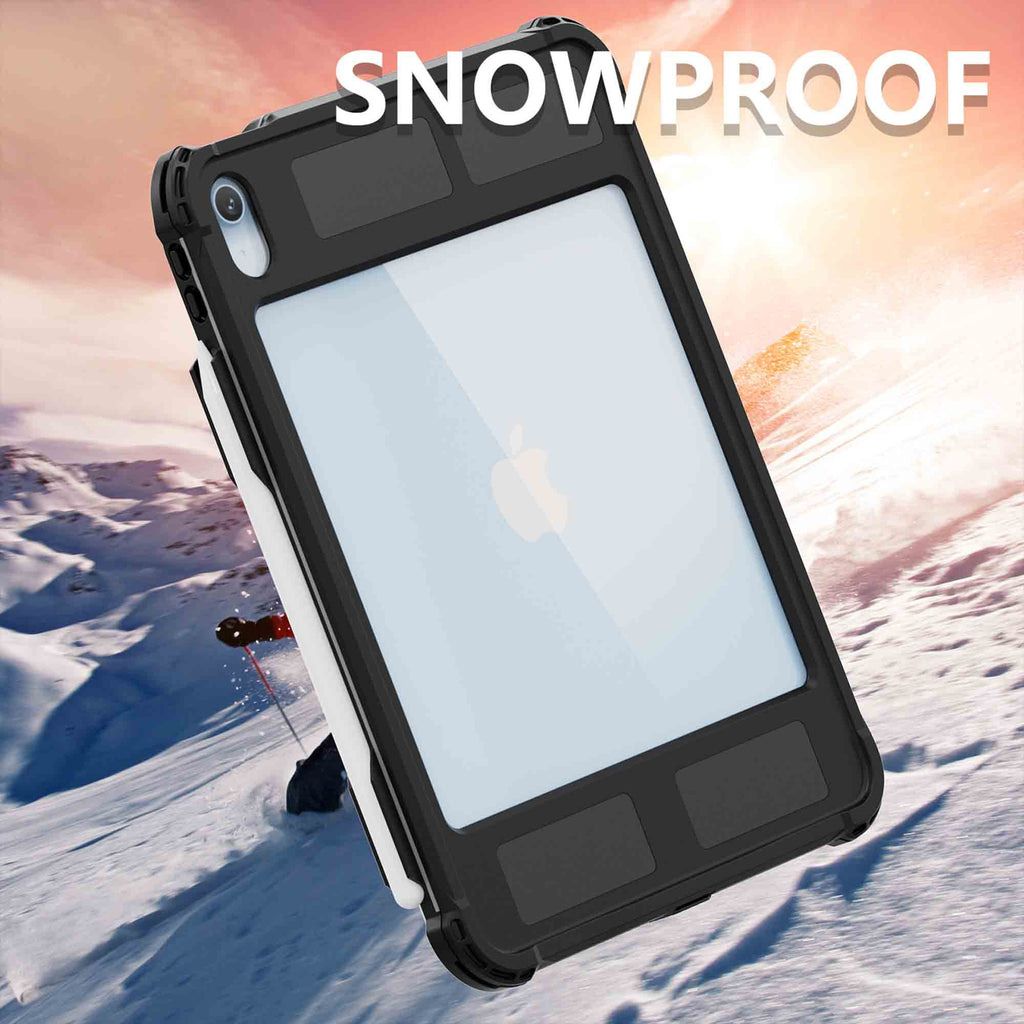 Ultramarine Technology Heavy-Duty Waterproof Tablet Case with 360° Rotating Hand Strap - iPad 10