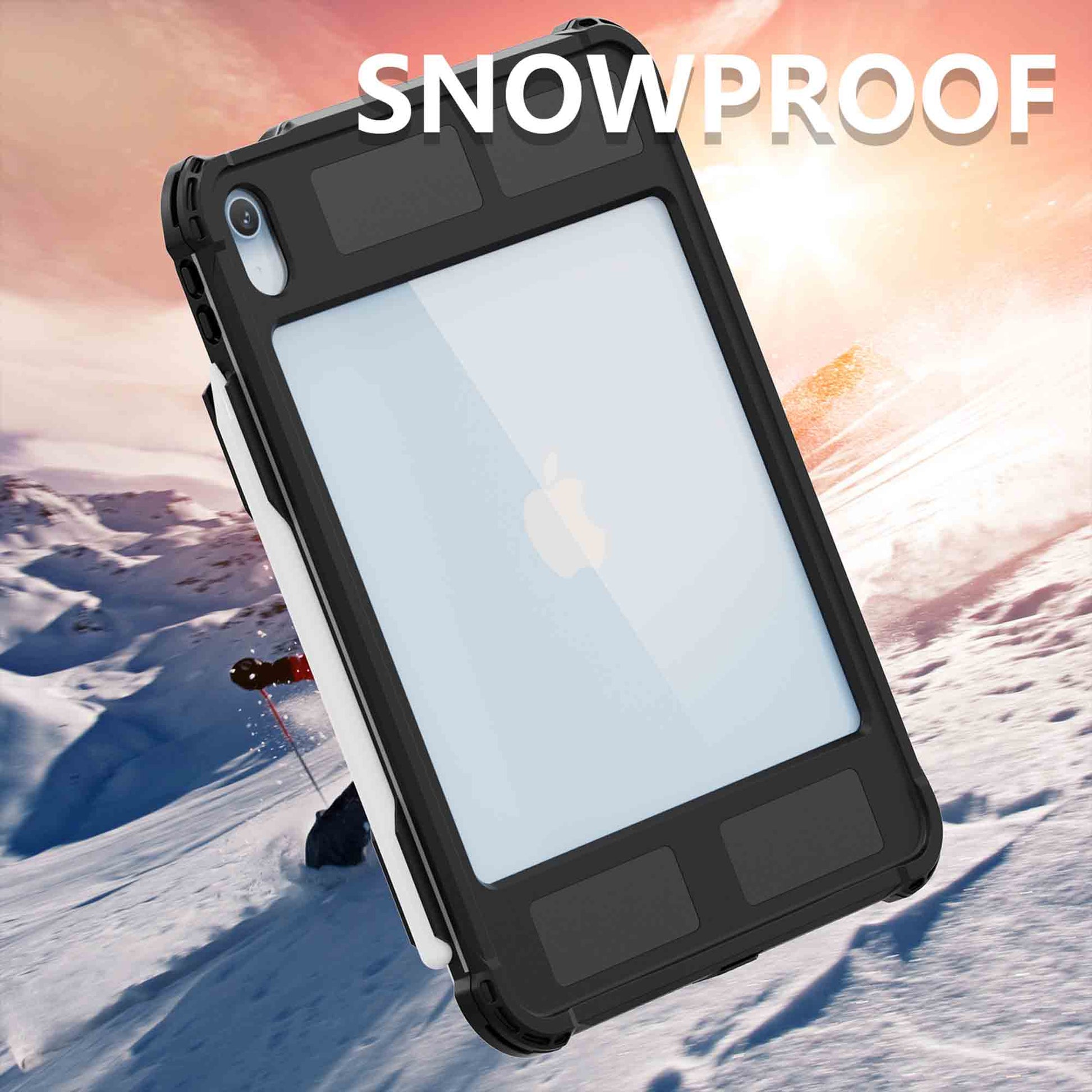 Ultramarine Technology Heavy-Duty Waterproof Tablet Case with 360° Rotating Hand Strap - iPad 10