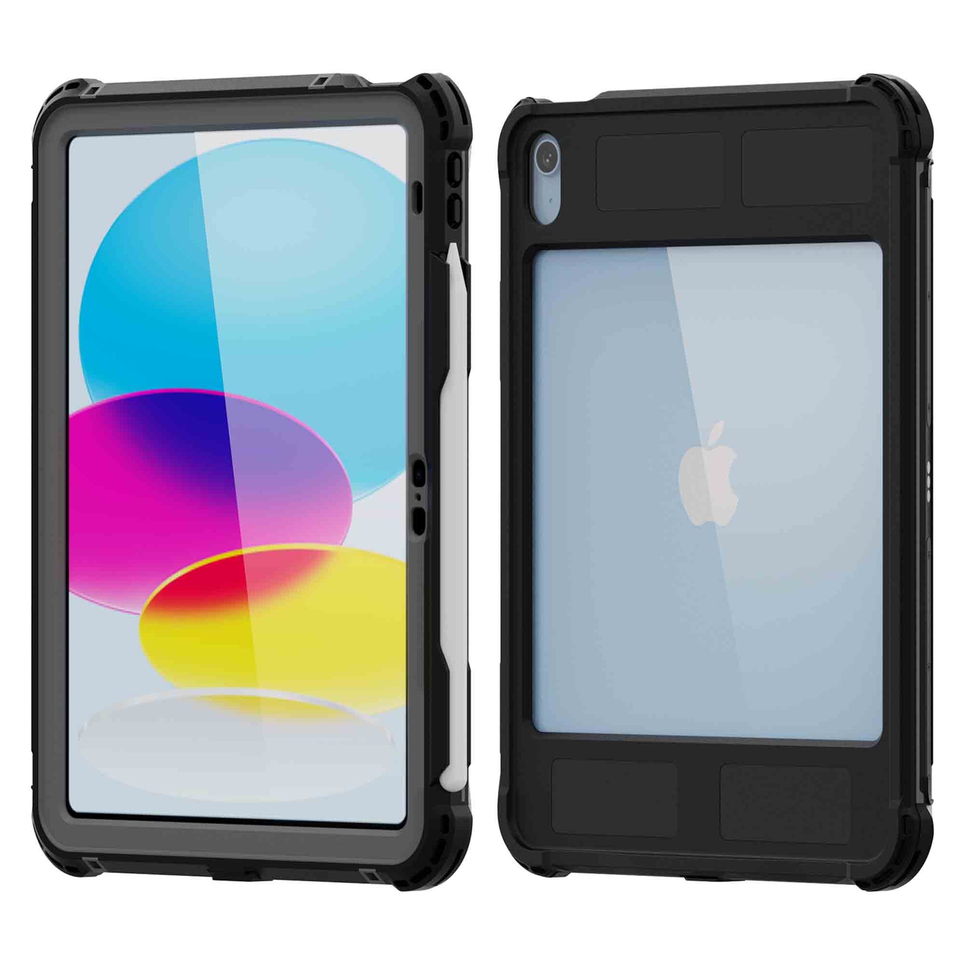 Ultramarine Technology Heavy-Duty Waterproof Tablet Case with 360° Rotating Hand Strap - iPad 10