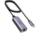 LAN Network Type-C  to Ethernet Cable Adapter 1.6ft Gigabit