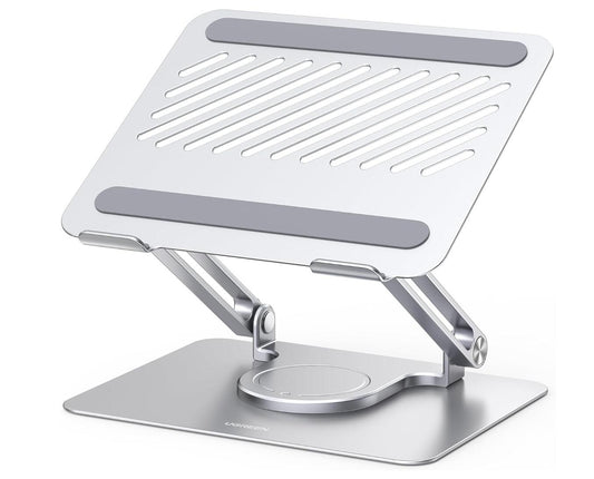 Laptop Stand Desk 360 Aluminum Rotating Base Holder Adjustable