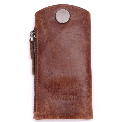 Men's Genuine Leather Keychains Fashionable Casual Retro Classical