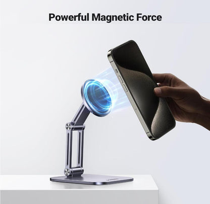 Magnetic Phone Stand Desk Ergonomic Aluminum Adjustable