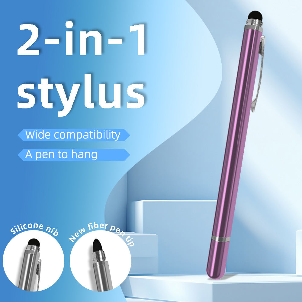 Ultramarine Technology Metal Universal iPhone iPad Samsung  2-in-1 Capacitive Stylus Pen Pink Color