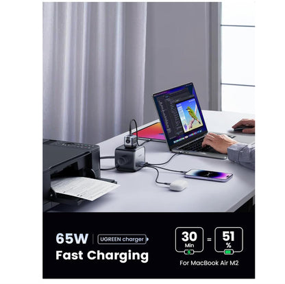 Nexode Charging Station 7-in-1 65W High-Speed GaN Charger Strip