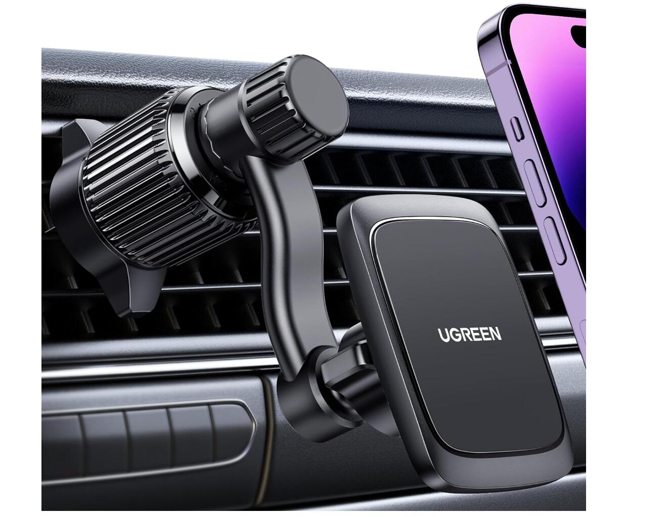 Phone Car Holder Magnetic Mount Never Blocking Air Vent Clip