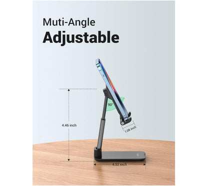 Phone Stand Desk Foldable Holder Height Adjustable Cradle Dock