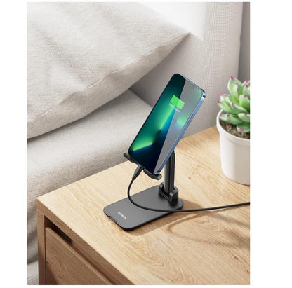 Phone Stand Desk Foldable Holder Height Adjustable Cradle Dock