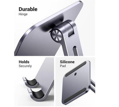 Phone Stand Desk Holder Stable Angle Adjustable Foldable