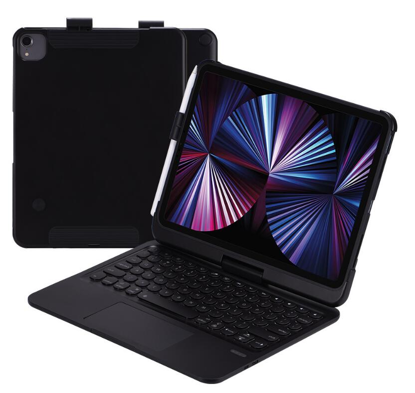 Rotating PC TPU Backlit Touchpad Keyboard iPad Pro 11 2022 Case