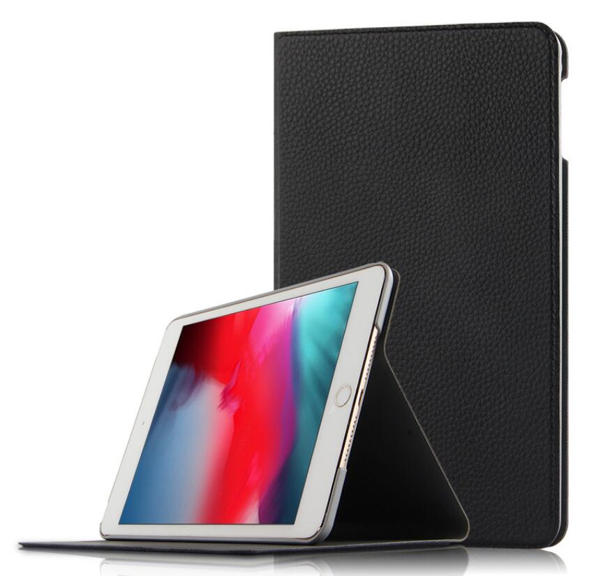 Business Lychee Genuine Leather Apple iPad Mini 4 Case Book Stand