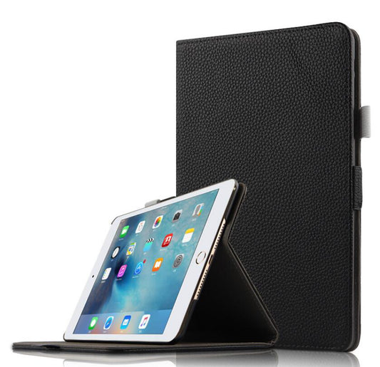 Business Lychee Genuine Leather Apple iPad Pro 10.5 Case Book Stand