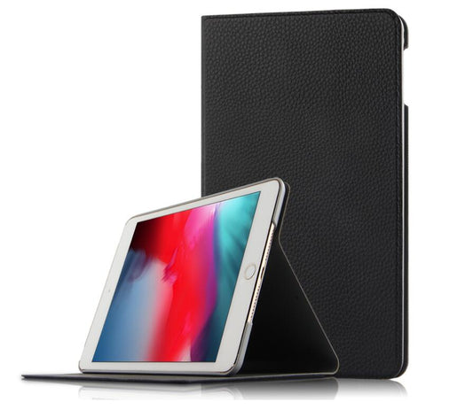 Business Lychee Genuine Leather Apple iPad Mini 5 Case Book Stand