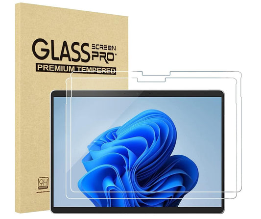 [2 Pack] Clear Tempered Glass Microsoft Surface Pro X (2020) Screen Protector