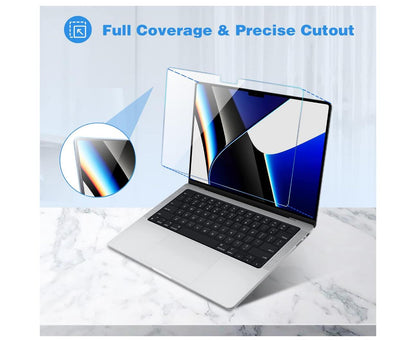 [2 Pack] Clear Tempered Glass MacBook Pro 13.3 MC207 Screen Protector