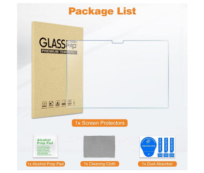 [2 Pack] Clear Tempered Glass MacBook Pro 16.2 A2485 Screen Protector