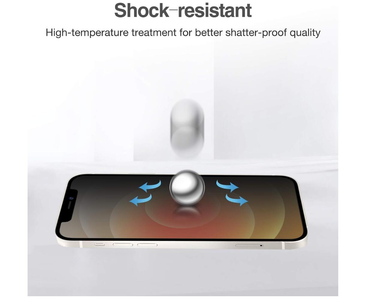 [2 Pack] Anti-Spy Tempered Glass iPhone 11 Pro Max Screen Protector