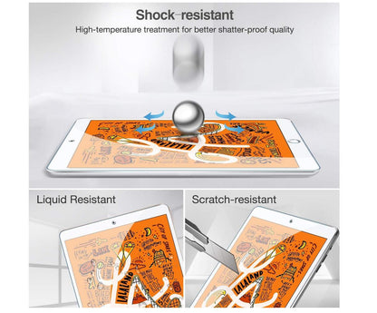 [2 Pack] Clear Tempered Glass Apple iPad Mini 4 Screen Protector