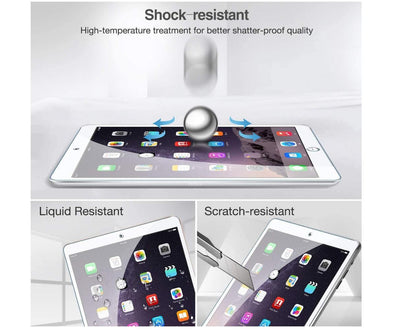 [2 Pack] Clear Tempered Glass Apple iPad Mini 1 Screen Protector