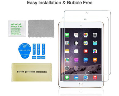 [2 Pack] Clear Tempered Glass Apple iPad Mini 3 Screen Protector