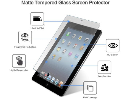 [2 Pack] Clear Tempered Glass Apple iPad 3 Screen Protector