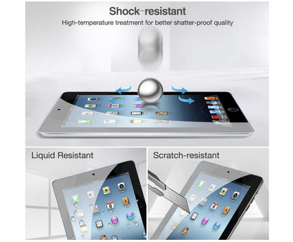 [2 Pack] Clear Tempered Glass Apple iPad 3 Screen Protector