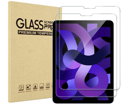 [2 Pack] Clear Tempered Glass Apple iPad Air 4 Screen Protector