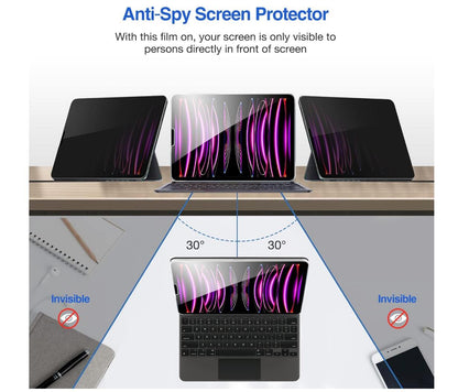 [2 Pack] Anti-Spy Tempered Glass iPad Pro 12.9 (2020) Screen Protector