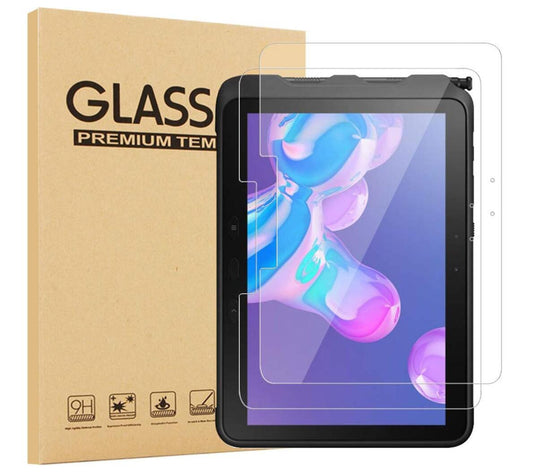 [2 Pack] Clear Tempered Glass Samsung Galaxy Tab Active4 Pro Screen Protector