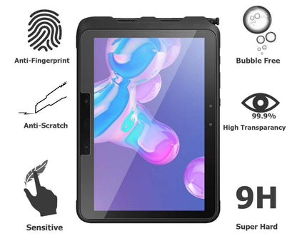 [2 Pack] Clear Tempered Glass Samsung Galaxy Tab Active4 Pro Screen Protector