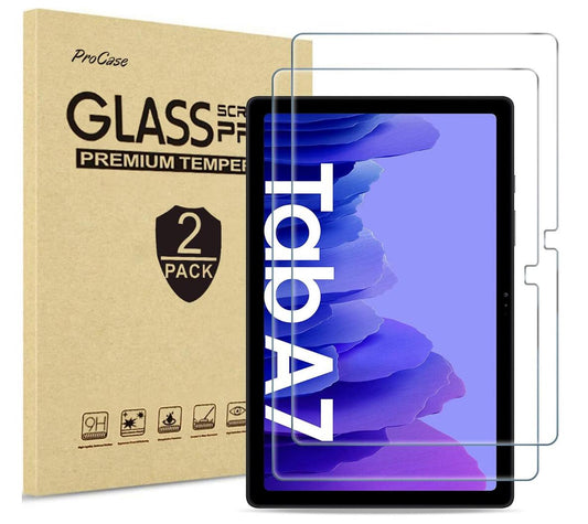 [2 Pack] Clear Tempered Glass Samsung Galaxy Tab A7 Screen Protector