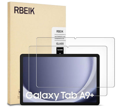 [2 Pack] Clear Tempered Glass Samsung Galaxy Tab A9+ Screen Protector