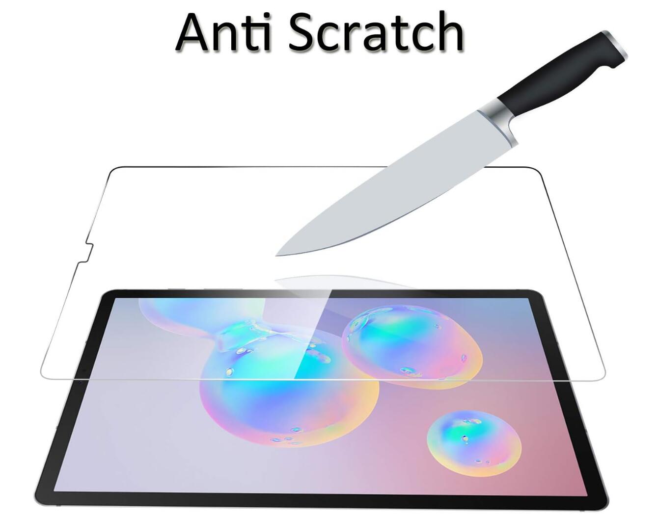 [2 Pack] Clear Tempered Glass Samsung Galaxy Tab S6 Screen Protector