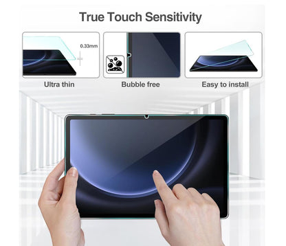 [2 Pack] Clear Tempered Glass Samsung Galaxy Tab S7+ Screen Protector