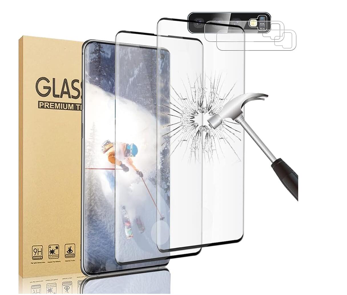 [2 Pack] Clear Tempered Glass Samsung Galaxy S10e Screen Protector