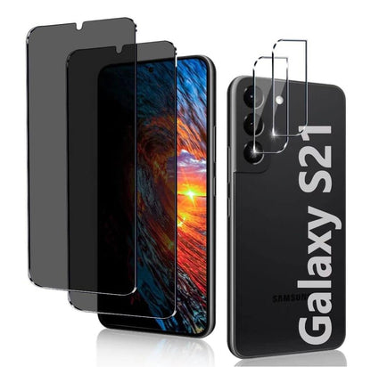 [2 Pack] Anti-Spy Tempered Glass Samsung Galaxy S21 FE Screen Protector