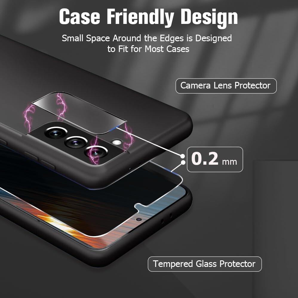 [2 Pack] Anti-Spy Tempered Glass Samsung Galaxy S21+ Screen Protector