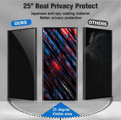 [2 Pack] Anti-Spy Tempered Glass Samsung Galaxy S23 Ultra Screen Protector