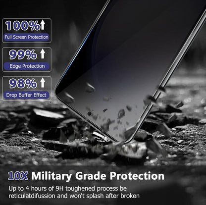 [2 Pack] Anti-Spy Tempered Glass Samsung Galaxy S23 FE Screen Protector