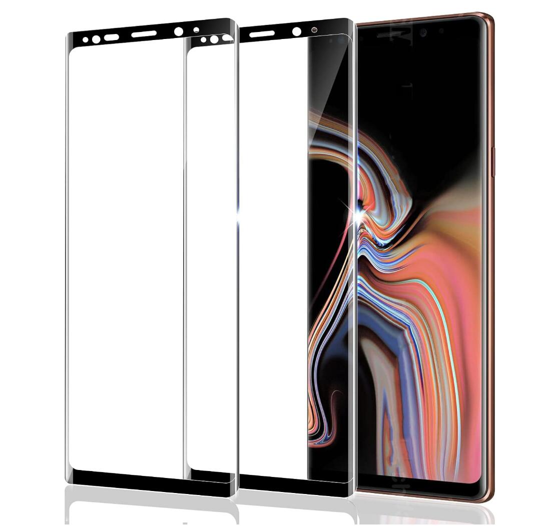 [2 Pack] Clear Tempered Glass Samsung Galaxy Note9 Screen Protector