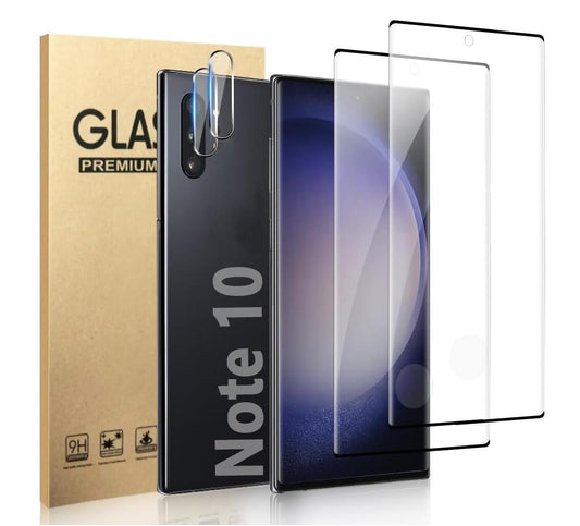 [2 Pack] Clear Tempered Glass Samsung Galaxy Note10 Screen Protector