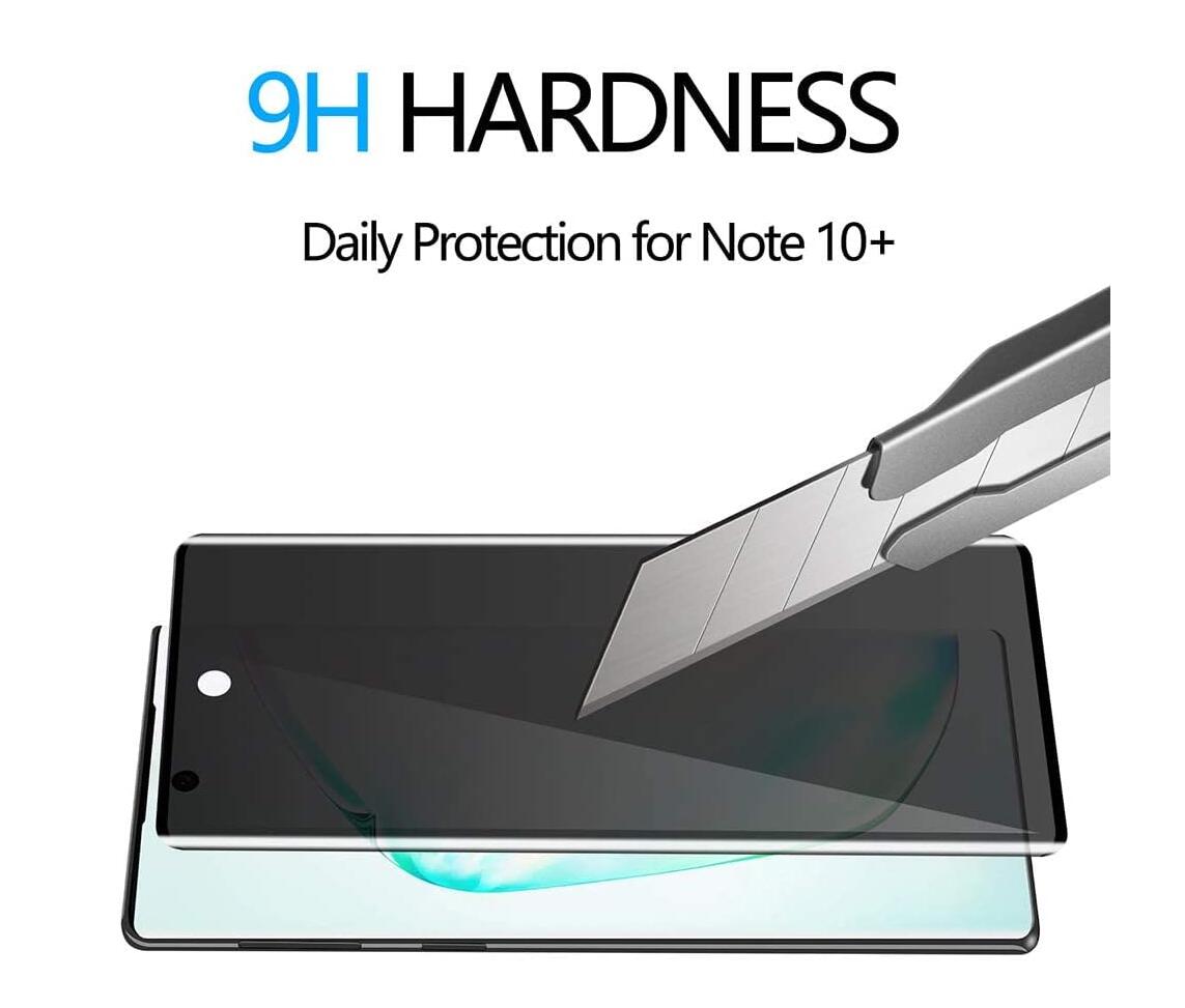 [2 Pack] Anti-Spy Tempered Glass Samsung Galaxy Note10 Screen Protector