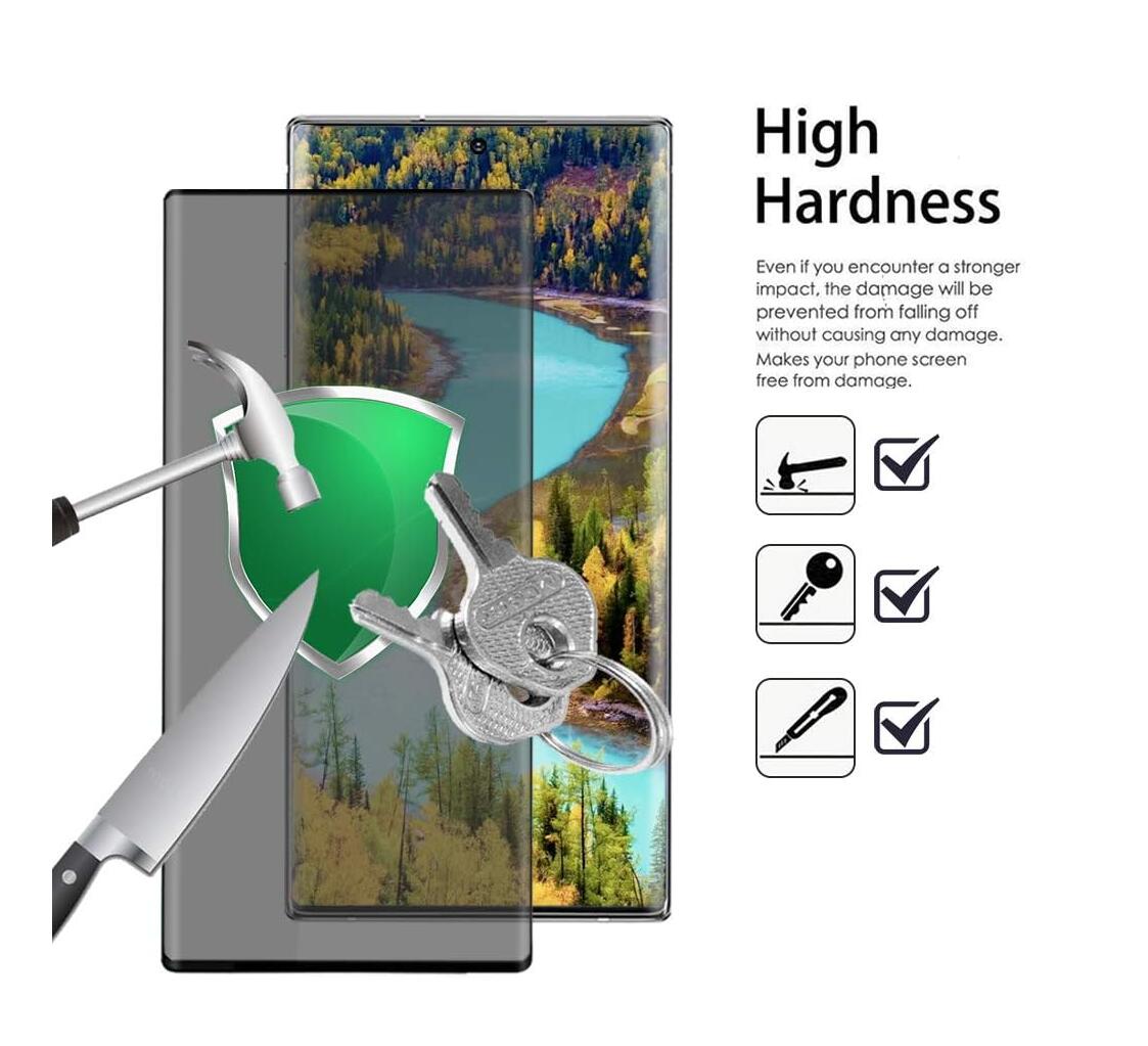 [2 Pack] Anti-Spy Tempered Glass Samsung Galaxy Note10 Screen Protector