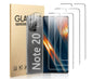 [2 Pack] Clear Tempered Glass Samsung Galaxy Note20 Screen Protector