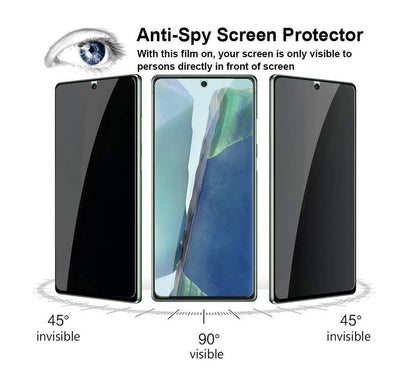 [2 Pack] Anti-Spy Tempered Glass Samsung Galaxy Note20 Screen Protector