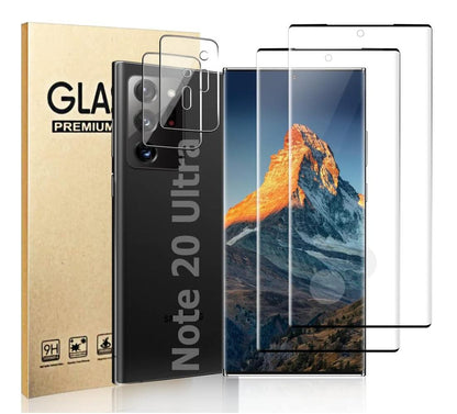 [2 Pack] Clear Tempered Glass Samsung Galaxy Note20 Ultra Screen Protector