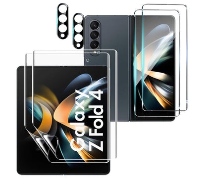 [2 Pack] Clear Tempered Glass Samsung Galaxy Z Fold2 Screen Protector