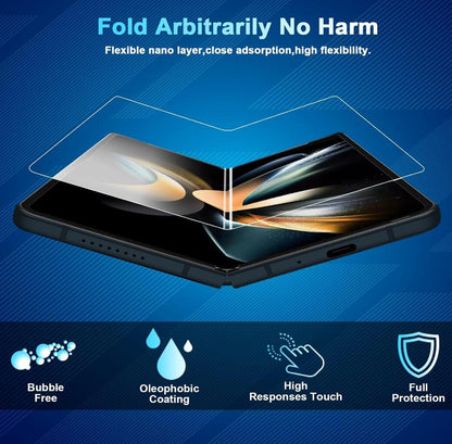 [2 Pack] Clear Tempered Glass Samsung Galaxy Z Fold2 Screen Protector